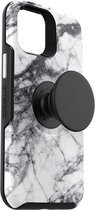 Otter+Pop Symmetry case voor Apple iPhone 12 Mini - Wit marmer