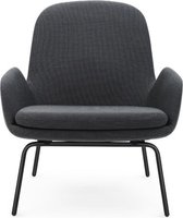 Fauteuil Era  - zwart staal/ Breeze Fusion 4004