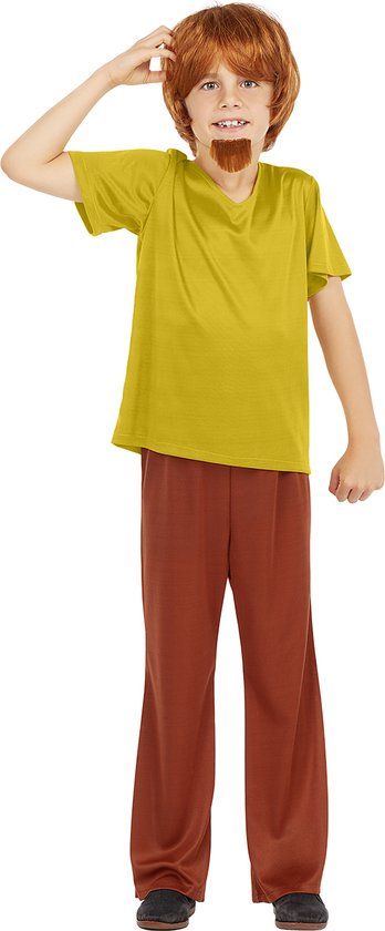 FUNIDELIA Shaggy Kostuum voor jongens - Scooby Doo - Maat: 122 - 134 cm