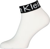 Calvin Klein damessokken Kayla (1-pack) - lage logo sokken - wit met zwart -  Maat: 36-40