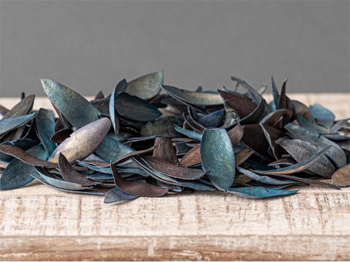 Decoratie blaadjes 085 blauw