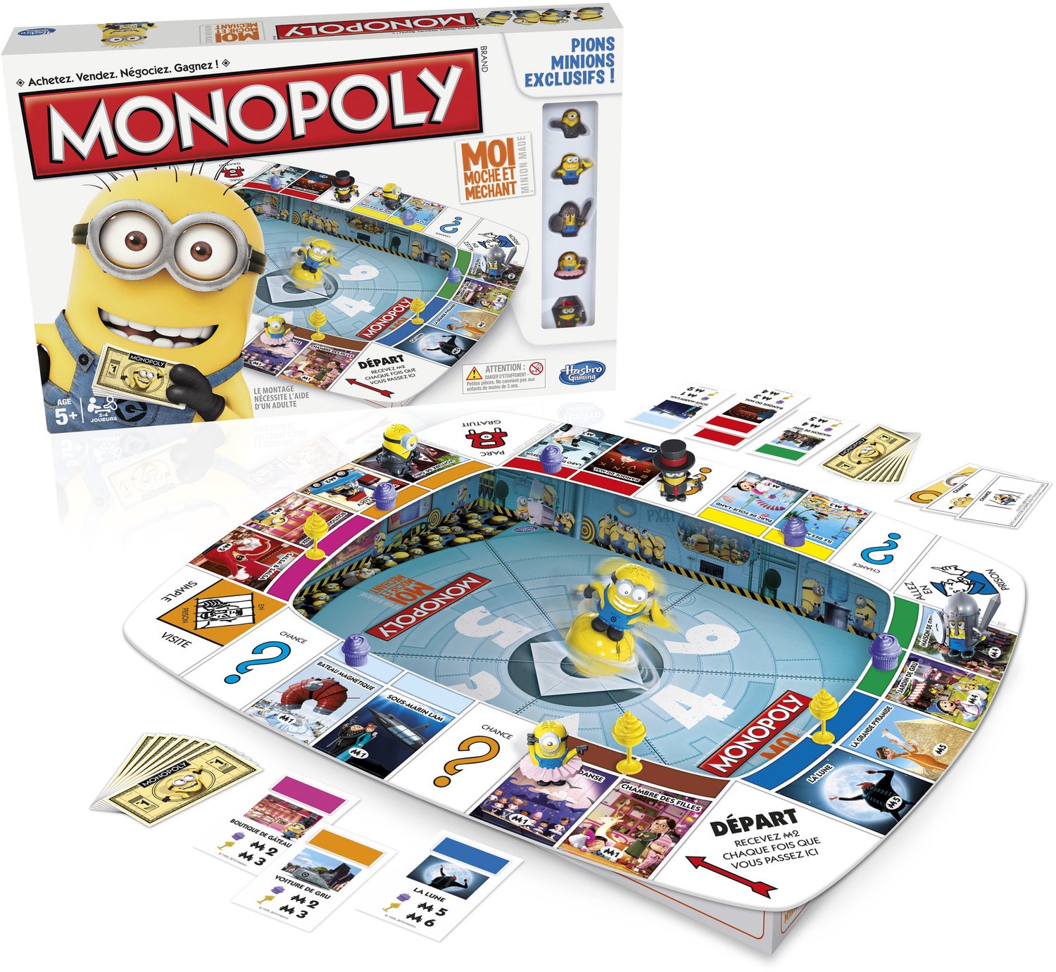 Monopoly Minions Verschrikkelijke Ikke - Kinderspel