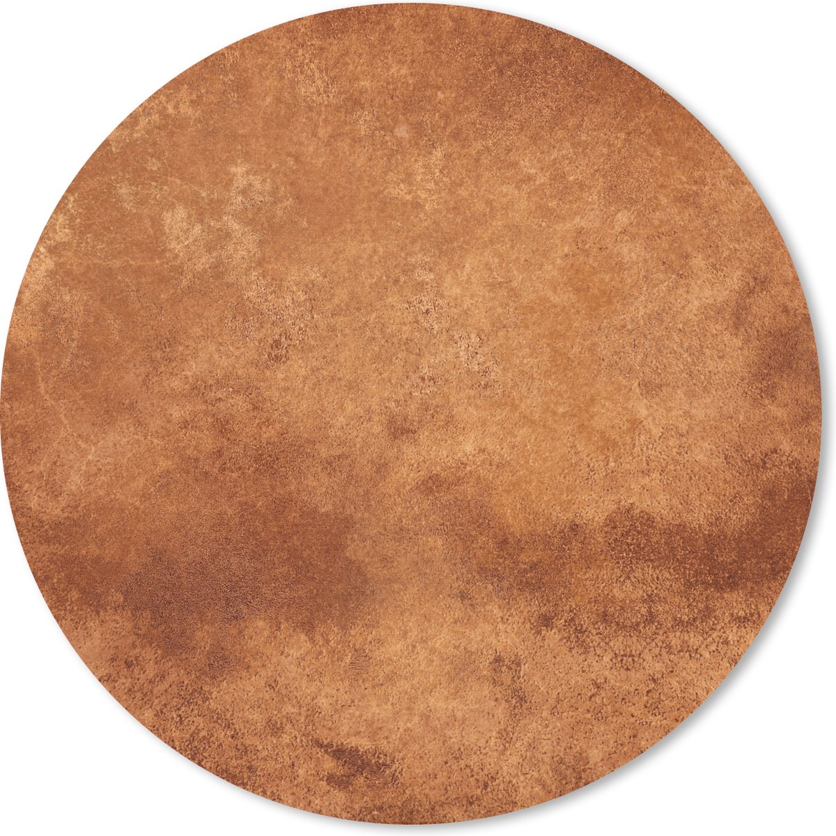 Muismat rond 40x40 cm - Mousepad Roest - Bruin - Brons - Ronde muismatten