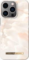 iDeal of Sweden hoesje voor iPhone 13 Pro - Hardcase Backcover - Fashion Case - Rose Pearl Marble