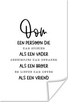 Affiche Texte - Oncle - Famille - 20x30 cm