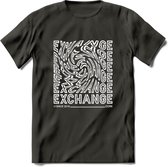 Exchange - Crypto T-Shirt Kleding Cadeau | Dames / Heren / Unisex | Bitcoin / Ethereum shirt | Grappig Verjaardag kado | Tshirt Met Print | - Donker Grijs - L