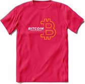 Bitcoin - Crypto T-Shirt Kleding Cadeau | Dames / Heren / Unisex | Bitcoin / Ethereum shirt | Grappig Verjaardag kado | Tshirt Met Print  Prijs - Roze - M