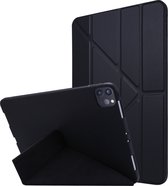 Apple iPad Pro 11 (2020) Hoes - Mobigear - Origami Serie - Kunstlederen Bookcase - Zwart - Hoes Geschikt Voor Apple iPad Pro 11 (2020)