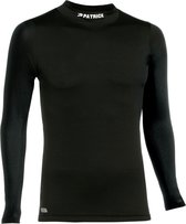 Patrick Skin Shirt Opstaande Kraag Kinderen - Zwart | Maat: 7/8