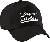 Super zuster cadeau pet / baseball cap zwart voor dames en dames - cadeau pet zuster / verpleegkundige