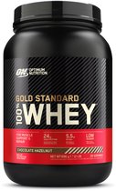 Optimum Nutrition Gold Standard 100% Whey Protein - Eiwitpoeder  - Eiwitshake / Proteine Shake - Chocolade Hazelnoot Smaak - 908 gram (30 shakes) - 1 Pot