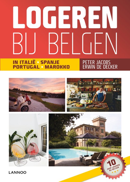 Logeren bij Belgen in Italie, Spanje, Portugal en Marokko - cover