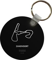 Sleutelhanger - Formula 1 - Zandvoort - Circuit - Plastic - Rond - Uitdeelcadeautjes