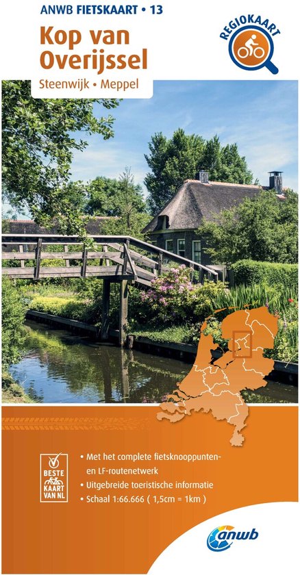 ANWB Fietskaart 13 - Kop van Overijssel