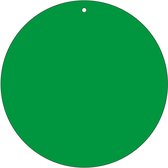 Blanco label groen, beschrijfbaar, 100 stuks 50 mm