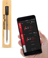 ROYAL CARNIVORE® | Draadloze BBQ thermometer | Barbecue vleesthermometer | Kernthermometer | Bluetooth met App
