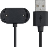 kwmobile USB-oplaadkabel compatibel met Huami Amazfit GTS 3 / GTR 3 / GTR 3 Pro / T-Rex 2 - Kabel voor smartwatch - zwart