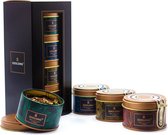 Soolong South Africa Nr40 Rooibos Cadeau of Proefpakket met vier luxe theeen - Losse rooibos & honeybush - Ideaal als relatiegeschenk, proeverij of met valentijnsdag - Assortiment