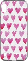 Cellularline - Samsung Galaxy A10, hoesje style, watercolor heart