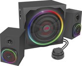 Speedlink GRAVITY RGB 2.1 Speaker Subwoofer System - Black