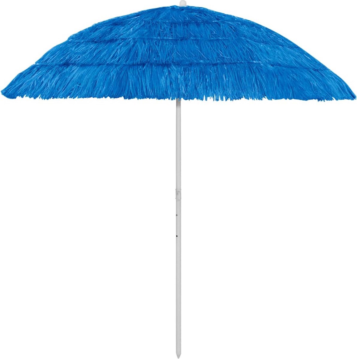 Decoways - Strandparasol 240 cm blauw