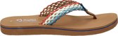 Bobs by Skechers Sunset dames slipper - Blauw multi - Maat 39