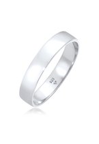 KUZZOI Heren Ring Heren Band Ring Minimal Basic Vriendschap in 925 Sterling Zilver