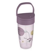 LOVI Freestyle mok met rietje - Lovely Girl- beige 350 ml , 14m+