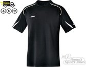 Jako - T-shirt Passion - Tennis T-shirt - L - Zwart/Wit/Goud