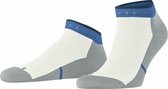 FALKE Agile Sneakersokken versterkte sneaker sokken zonder motief ademend eco-vriendelijk Duurzaam Biologisch Katoen Blauw Unisex sokken - Maat 46-48