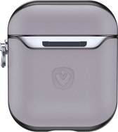 Apple AirPods 1 Hoesje - Valenta - Snap Serie - Echt Leer Hoesje - Paars - Hoesje Geschikt Voor Apple AirPods 1