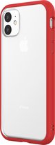 Apple iPhone 11 Hoesje - Rhinoshield - MOD NX Serie - Hard Kunststof Backcover - Rood - Hoesje Geschikt Voor Apple iPhone 11