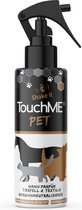 TouchME pet blue geurneutralisator en textielverfrisser met vachtverzorging (200ml), nano geurverwijderaar tegen urine- en dierengeuren - hond & kat