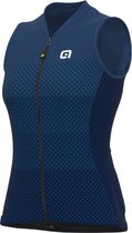 Ale Dames Fietsshirt Zonder Mouwen Solid Level - Blauw - XL - Valt klein