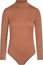 LingaDore DAILY Body lange mouw - 1400BD-1 - Leather brown - XXL