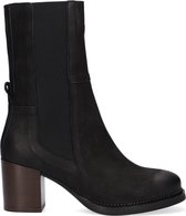 Shabbies 183020235 Enkellaarsjes - Enkelboots - Dames - Zwart - Maat 39