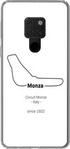 Geschikt voor Huawei P40 Lite hoesje - Monza - Formule 1 - Circuit - Siliconen Telefoonhoesje - Cadeau voor man