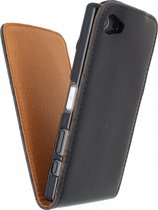 Sony Xperia Z5 Compact Hoesje - Xccess - Serie - Kunstlederen Flipcase - Zwart - Hoesje Geschikt Voor Sony Xperia Z5 Compact