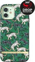 Apple iPhone 12 Hoesje - Richmond & Finch - Serie - Hard Kunststof Backcover - Green Leopard - Hoesje Geschikt Voor Apple iPhone 12