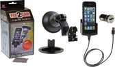 Kram Fix2Car Zuignap Telefoonhouder Auto voor Apple iPhone 5S - Zwart