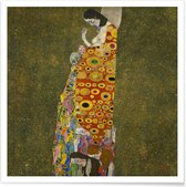 JUNIQE - Poster Klimt - The Hope II -30x30 /Kleurrijk