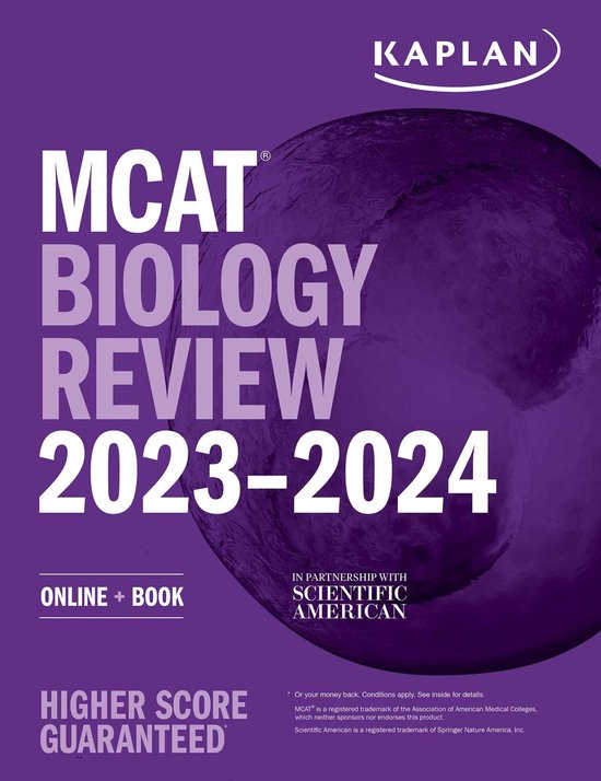 Kaplan Test Prep MCAT Biology Review 20232024 (ebook), Kaplan Test