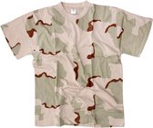 Desert camouflage t-shirt korte mouw S