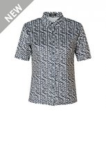 ES&SY Tilde Blouse - Dark Blue/Off white - maat 40