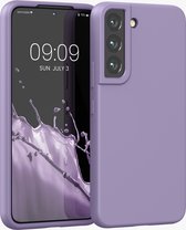 kwmobile telefoonhoesje voor Samsung Galaxy S22 - Hoesje met siliconen coating - Smartphone case in violet lila