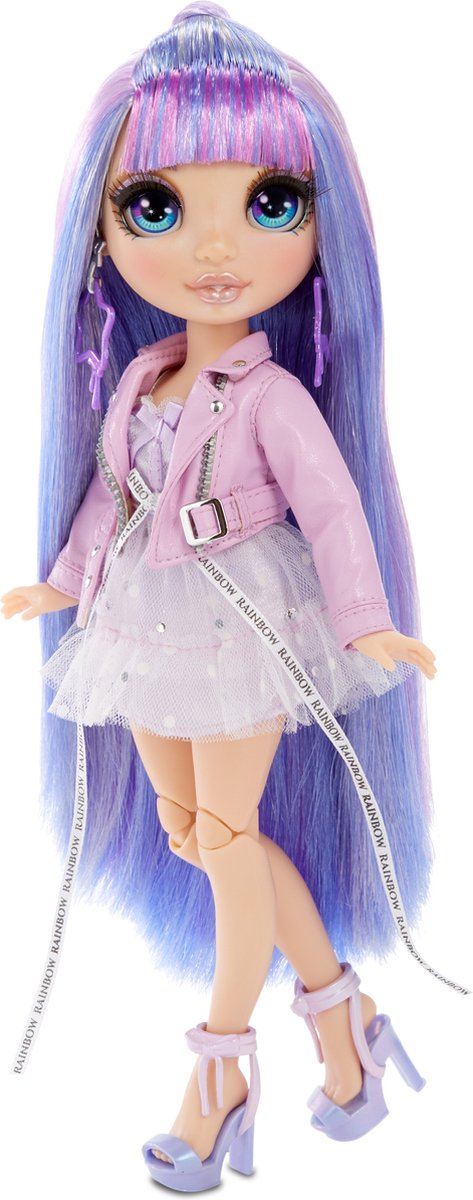 Rainbow High Fantastic Fashion Pop Violet Willow - Paarse Modepop - Poppen