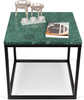 Bijzettafel Prairie - groen marmer/staal