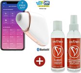 Satisfyer Love Triangle Air Pulse Stimulator + Vibration Wit Voordeelpakket