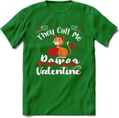 They Call Me Romeo - Valentijn T-Shirt | Grappig Valentijnsdag Cadeautje voor Hem en Haar | Dames - Heren - Unisex | Kleding Cadeau | - Donker Groen - L