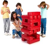 FEBER Mega Duże Klocki Jenga Wieża 18 klocków